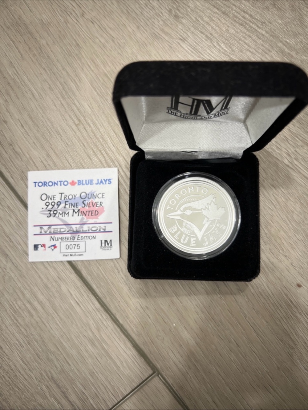 Toronto Blue Jays Commemorative Silver Medallion | Numbered Edition